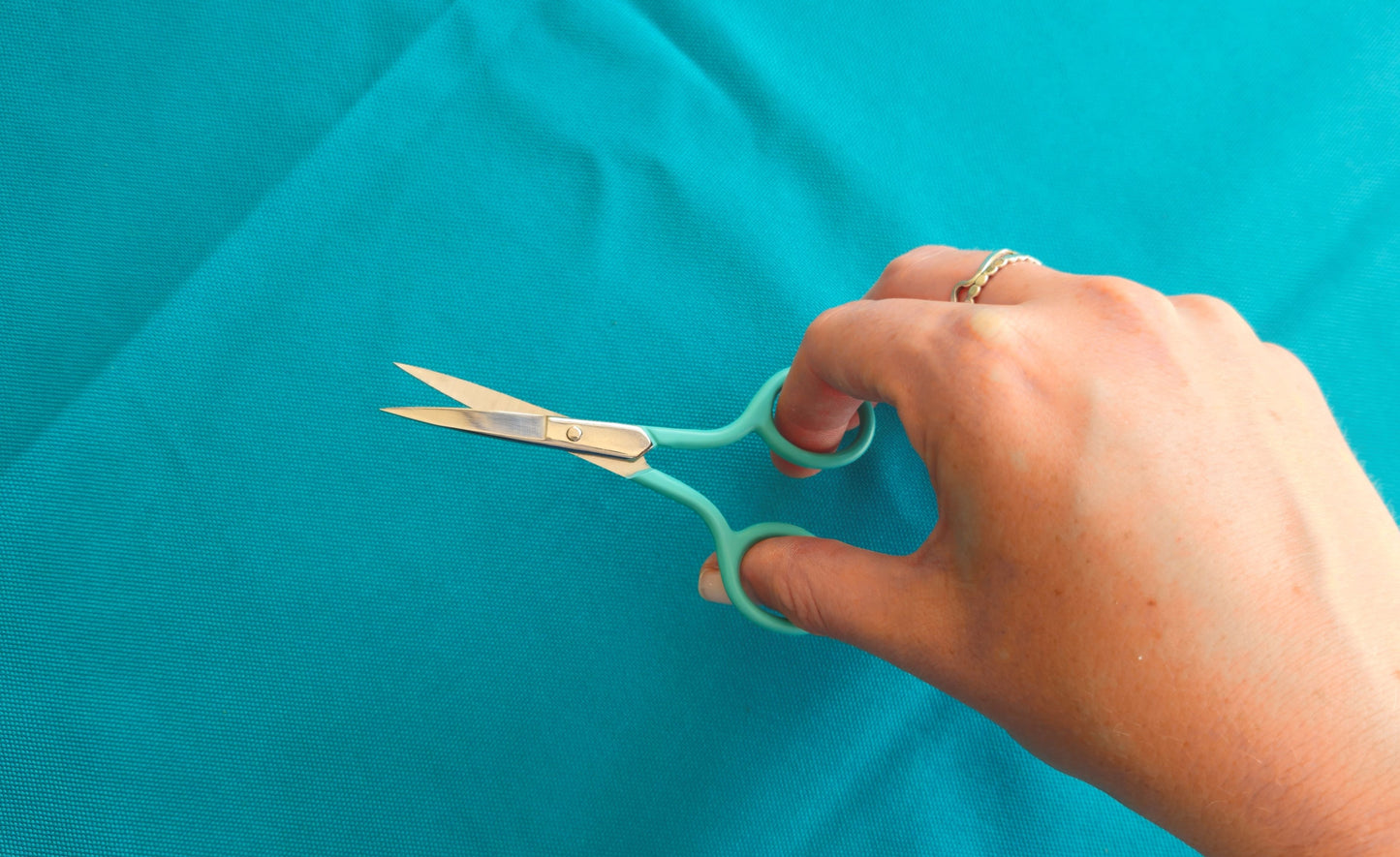 Turquoise Embroidery Scissors by Cotton Clara | Needlework & Sewing