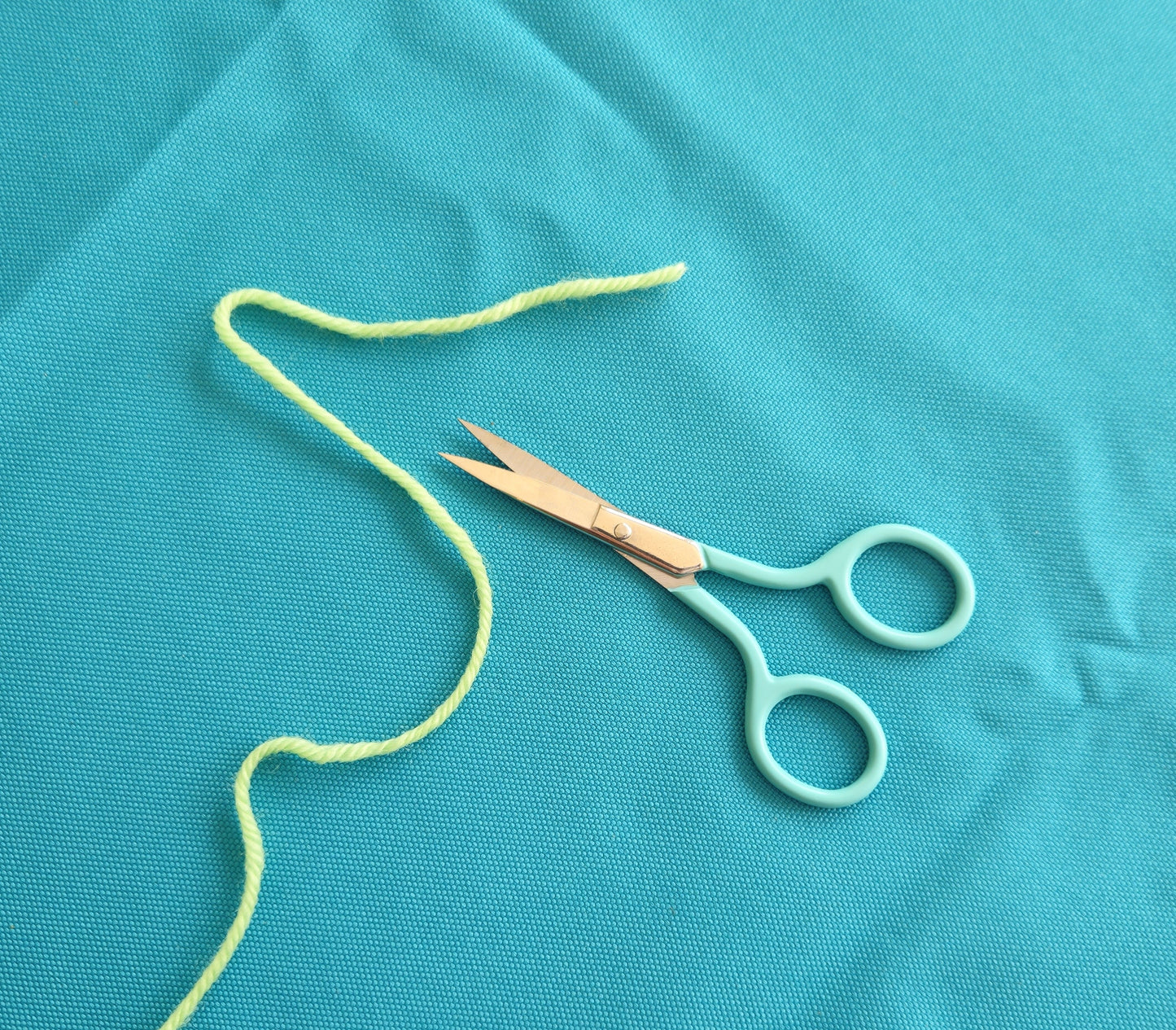 Turquoise Embroidery Scissors by Cotton Clara | Needlework & Sewing