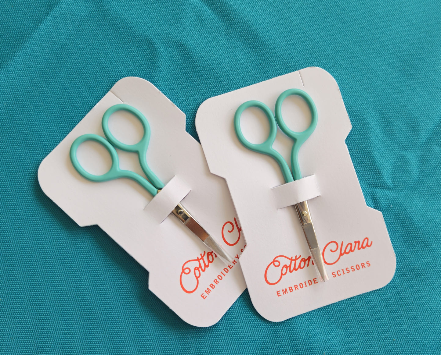 Turquoise Embroidery Scissors by Cotton Clara | Needlework & Sewing