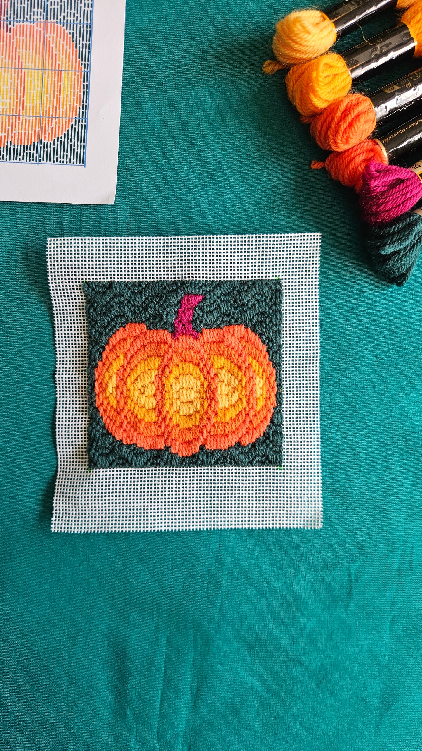 Bargello Pumpkin Materials Pack 🎃🧵