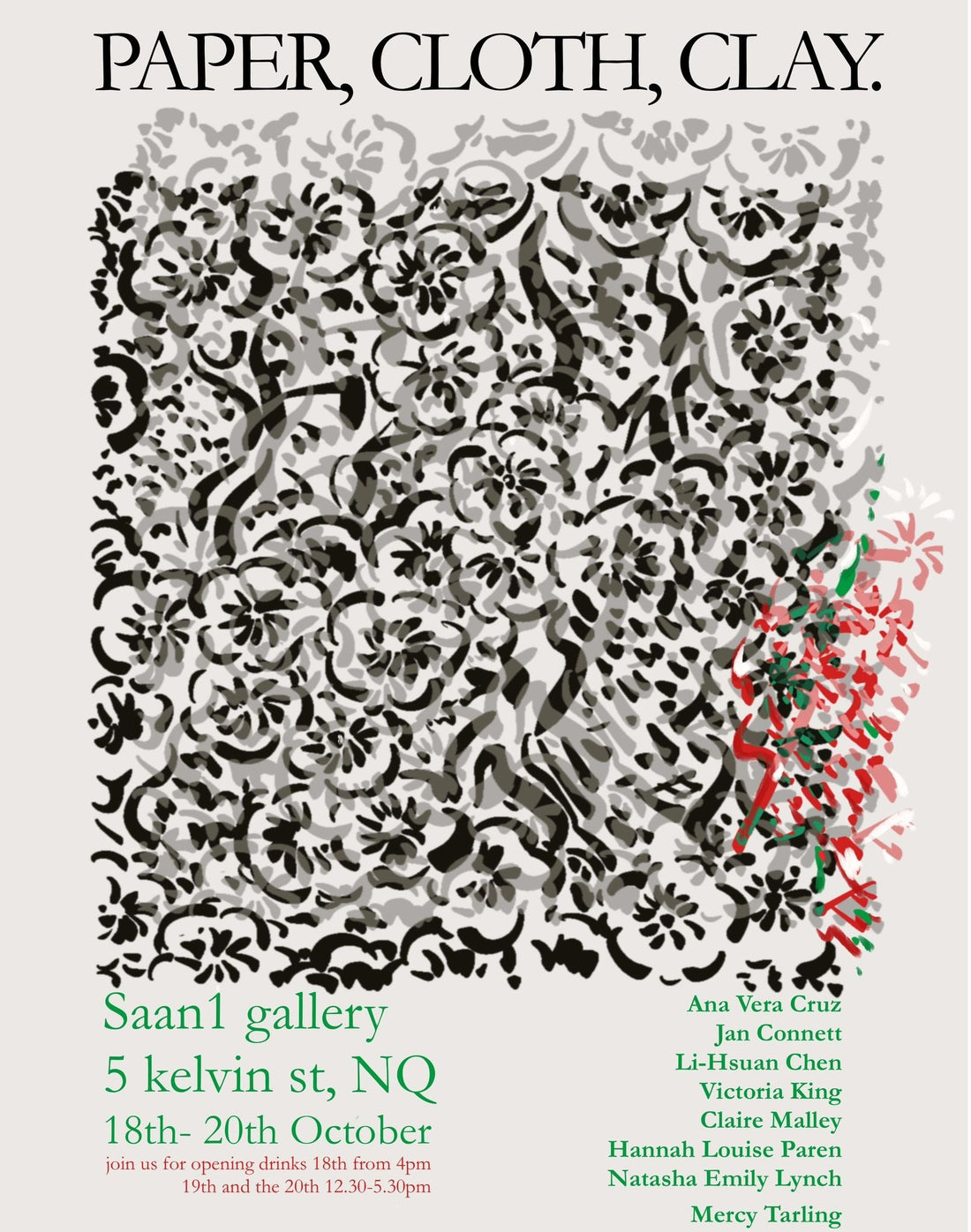 Paper, Cloth, Clay | Saan1 Gallery - Northern Quarter Manchester