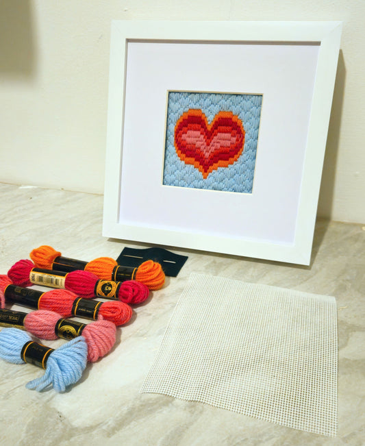 Share the Love Bargello Heart Materials Pack