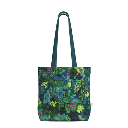 OASIS Foliage Print 100% Cotton Large Tote Bag