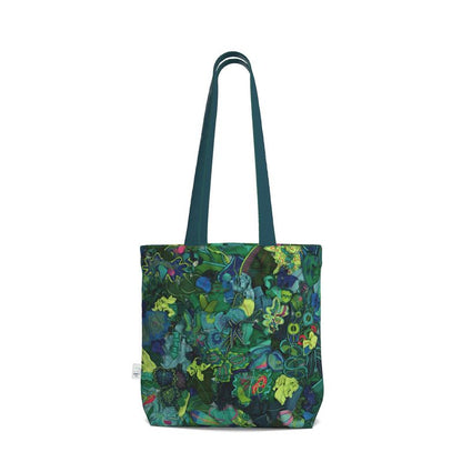 OASIS Foliage Print 100% Cotton Large Tote Bag