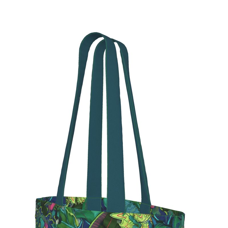 OASIS Foliage Print 100% Cotton Large Tote Bag