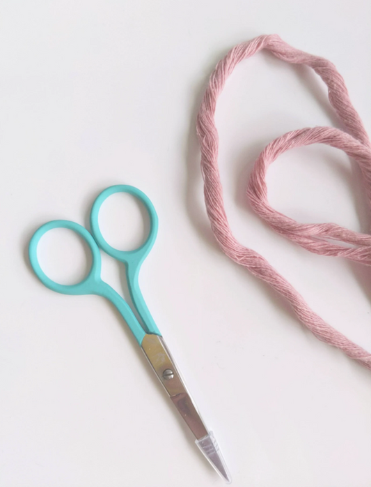 Turquoise Embroidery Scissors by Cotton Clara | Needlework & Sewing